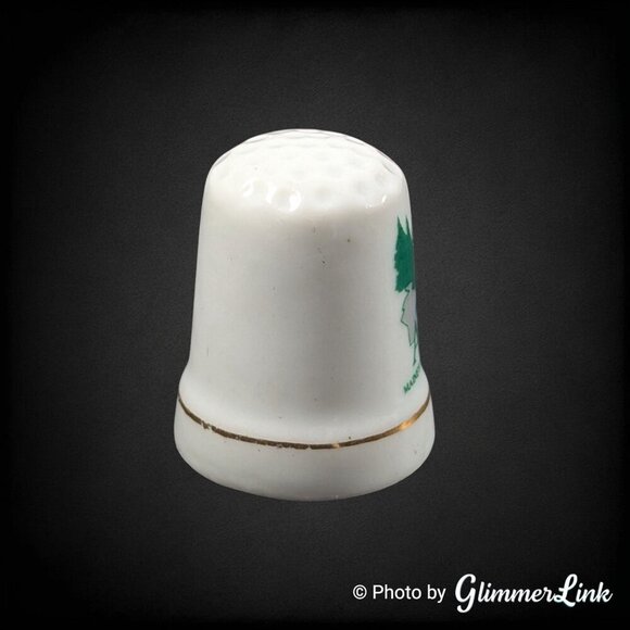 Acadia National Park Maine Souvenir Porcelain Collectible Thimble - Picture 5 of 10